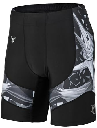 HUGE SPORTS Costume da Bagno Lungo da Uomo Jammer Pantaloncini Attillati
