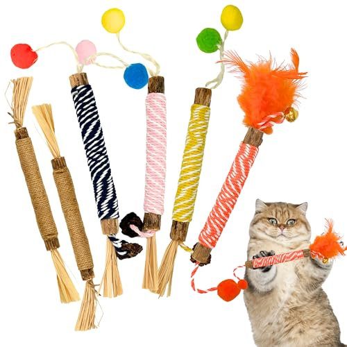 Croc-Cat Jouets pour Chat de matatabi 6 pièces