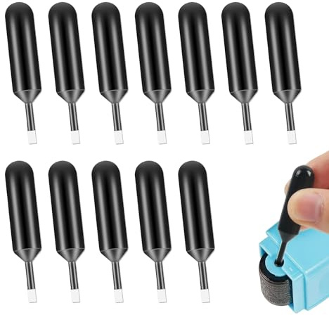 Address Blocker Stamp Stamp Ink Confidential Roller Stamp | Identity Theft Protection Roller Stamp, Stamp Roller Ink Replacement (Black)