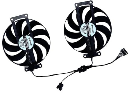 SHUAPOZ Ventola per Scheda Grafica da 2 Pezzi, T129215SU, PLA09215S12H per ASUS per Dual per RTX 3060Ti V2 per Mini OC per per 3060 12 GB per Mini(PLA09215S12H)