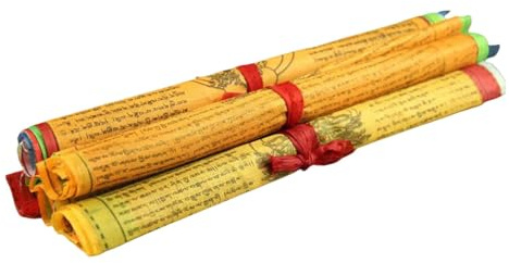 TTETTZ 20x Bandiera di Preghiera Robusto Accessorio Ornamentale per Esterni Banner Tara Mantra