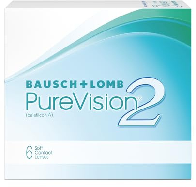 Bausch und Lomb PureVision2 for Astigmatism Monatslinsen, torische Kontaktlinsen, weich, 6 Stück BC 8.9 mm/DIA 14.5 / CYL -0.75 / Achse 170 / -2.75 Dioptrien