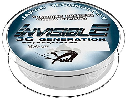 NYLON YUKI INVISIBLE TRANSPARENT 0.20MM 4,80 kg 300 MT