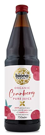 Biona Organic Pure Cranberry SuperJuice, 750ml