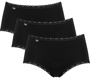 Sloggi Femme 24/7 Cotlac Md3p Bikini, Noir (Black 04), 44 EU