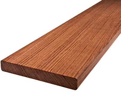 Terrassendielen aus Jatoba von BioMaderas®, 145mm Breite, 21mm Stärke (121cm Länge)