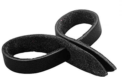 DONGKER Arquero de tiro con dedo,Punta del dedo de cuero para arcos recurvas,Archery Finger Sling para arco recurvo arco largo Accesorios