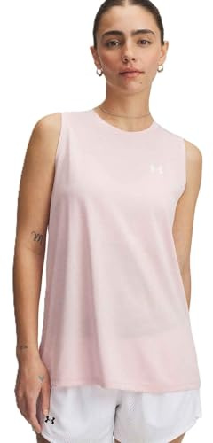 Under Armour Tech Twist Tank Top, (647) Rose Prime / / Blanc, Taille M Femme