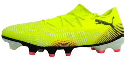 Puma - Future 8 Match Low FG/AG, Zapatillas de fútbol Unisexo, Yellow Alert-Puma Black-Sun Struck,