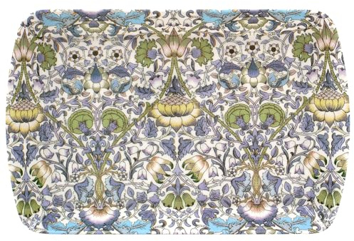 The Leonardo Collection Lodden Small Tray William Morris For Kitchen & Home | Non Slip Serving Tray For Food | Serving Platter For Lunch & Dinner | Plastic Trays For Tea & Serving Dishes