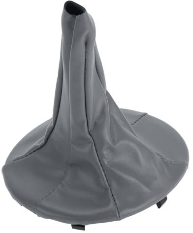 VIDSTW Soufflet Levier de Vitesse Résistant à la Poussière Gear Stick Cover Cuir PU Gris Voiture Accessoires Confortable et Durable S'applique à Voiture Housse de Protection du Levier (Gris)