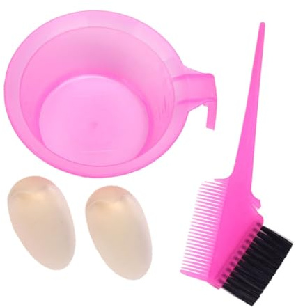 CALLARON 2sets Pettine Per Parrucchiere e Ciotola Per Dei Strumenti Per Dei Realizzato in Materiale Plastico Lavabile e Riutilizzabile