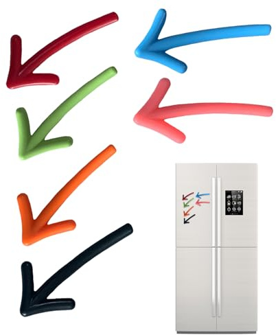 Kylskåpsmagneter Färgglada pilspetsmarkör | Pilspetsformade Magneter Dekorationer Färgglad och Rolig Dekoration för Klassrum, , , Skrivbord, Flickor, Vuxna, Barn,