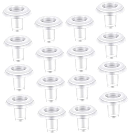 Homoyoyo Tapones en Plástico 40 para Riel Inferior de Persianas y Accesorios para Instalación Fácil Fijación Segura Cortinas y Persianas Horizontales