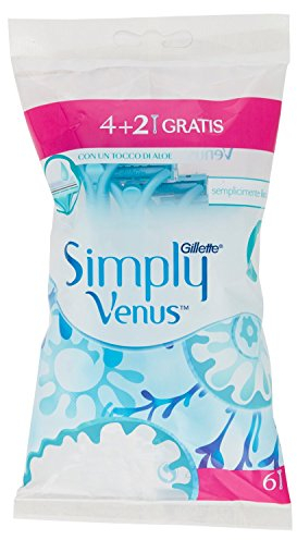 VENUS Gillette Venus Simply, Confezione da 6 Rasoi