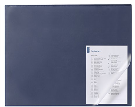 Durable Schreibunterlage mit Kantenschutz, 650 x 500 mm, dunkelblau, 729307