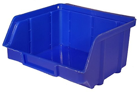 Lot de 60 boîtes empilable Bleu Taille 1 (102 x 96 x 52 mm) plastique PP de rangement empilable kästen avec dispositif de suspension