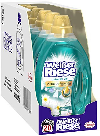 Weißer Riese Universal Gel Aromath. Bali Lotus & weiße Lilie, 6er Pack (6 x 1 l)