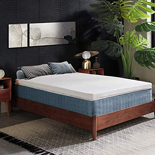 IZTOSS Surmatelas 140x190x4 Mousse Gel.Doux.Confortable,Respirante