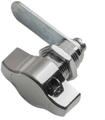 Gdfnmogo Cerradura de leva de aleación de zinc para gabinete, candado mecánico sin llave, para buzón, armario, cajón, herrajes para muebles, 16 mm, 20 mm, 25 mm, 30 mm (25 mm)