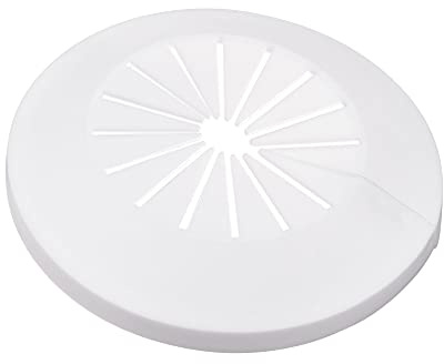 QUARKZMAN 12 Stück Heizungsrohr, 15-40mm Rohrabdeckung Dekoration für Heizkörperrohre aus PP Kunststoff Rohrverkleidung für Heizungsrohre, Heizkörper Rohrisolierung Weiß