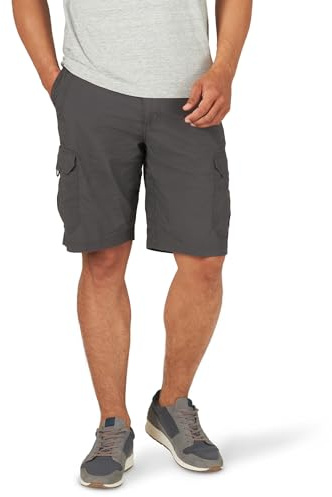 Lee mens Extreme Motion Crossroad Cargo Shorts, Anthracite, 36 US