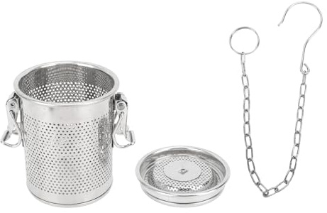 Kryddboll krydda infusion rostfritt stål nätkorg tråd lätt att rengöra kryddsil för soppa kök restauranger (liten storlek)