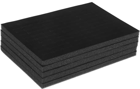 Vassoi Per Orecchino Velluto, 5 Pezzi Inserire Portaanelli Spugna Anelli Orecchino Scatola di Immagazzinaggio in Velluto e Vetro Display Anello In Velluto Nero Vassoi