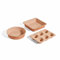 Our Place Wonder Oven Baker’s Kit – 3-Piece Toxin-Free Ceramic Nonstick Bakeware Set (20cm Round, 20cm Square, 6-Cup Muffin Pan) - Oven-Safe up to 232°C - Spice