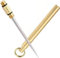 Gold Cigar Holder Needle Stainless Steel Punch Draw Enhancer Tool and Nubber Assemblage Field Tool Can Be Dredge Cigar Avoid Burns Hangs with Key Ring, Cigar Accessories, Tobacco-Related Products
