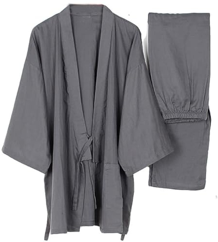 Kimono de méditation de style japonais pour homme - - M