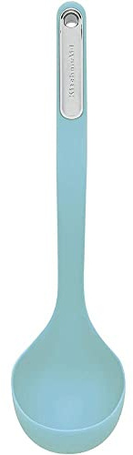 KitchenAid KL006OHAQA Silicone Ladle, 13 inches, Aqua Sky