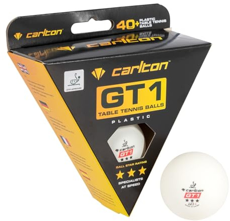 Carlton GT1 3 Pack Table Tennis Ball White One Size