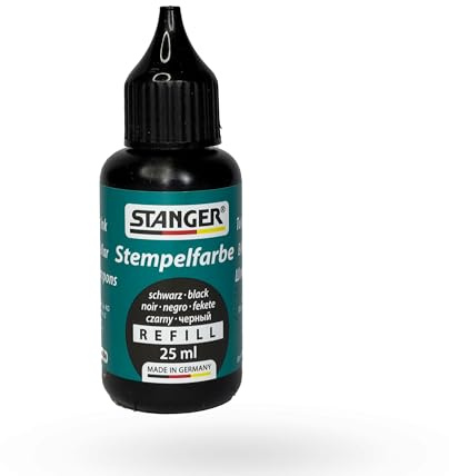 Stanger Stempeltinte, 25 ml, Schwarz, 2724748702474