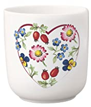 Villeroy & Boch – 275 Jubiläum Kaffeebecher Weiß, Spülmaschinenfest, Mikrowellensicher, Tasse, Kaffeetasse, Trinkgeschirr, Becher, Premium Porzellan
