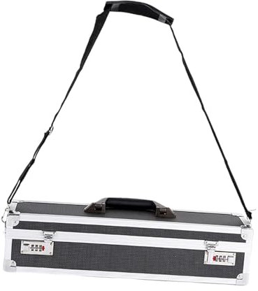Dualoai Étui à couteaux de chef, boîte de verrouillage, cadre en alliage d'aluminium, valise légère anti-rayures, étui à outils pour cours de cuisine