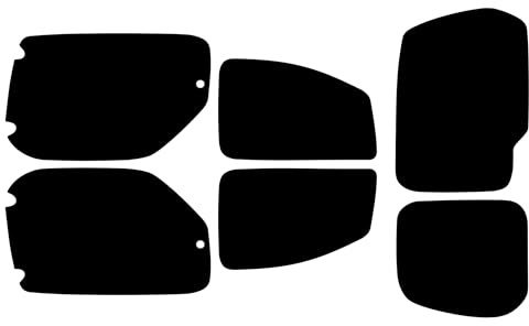 TINTCOM Film Solaire Auto Prédécoupé pour Citroen Berlingo 5 Portes 2008-2018 - (35% Noir Fumé Moyen) - Vitres Latérales Arrière & Lunette Arrière - Ajustement sur Mesure, Protection UV