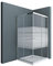 Sogood Duschkabine Schiebetür 75x75cm Eckeinstieg Duschabtrennung Inklusive Duschwanne Milchglas Streifen Eckdusche 6mm ESG Glas Höhe 190cm Rav16MS