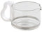 Fackelmann 2002350 Kaffeekanne für Philips Confort Kaffeebereiter, Weiß, Kaffeebereiter Philips, Kaffeekanne 12 Tassen, Kunststoff, Glas