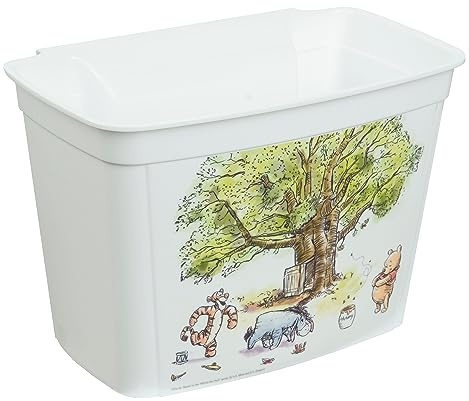 keeeper Winnie Organizer zum Aufhängen, 4 l, Kratzfester Behälter, Ideal für Windeln und Kosmetika, Janek, Weiß
