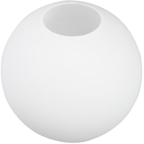 Amosfun Pantalla De Lámpara De Techo Esférica De Vidrio Esmerilado 5.90 Pulgadas Cubierta Circular Repuesto Para Lámparas Led Sala Comedor Dormitorio