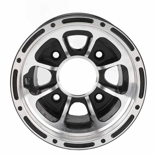 Tissting Llanta de Rueda ATV, Rueda de Aleación de Aluminio de 8 Pulgadas, Cubo de Rueda Compensado de 5,59 Pulgadas/7,48 Pulgadas para Carrito de Golfs Quad Bike Go Kart (Rueda Delantera 142mm)