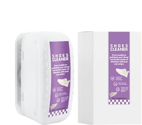 Nettoyant pour chaussures en toile - Mousse de semelle 120 ml - Nettoyant efficace pour chaussures - Kit de nettoyage sans rinçage pour chaussures de sport - Kit pour jaunir le cuir, le caoutchouc