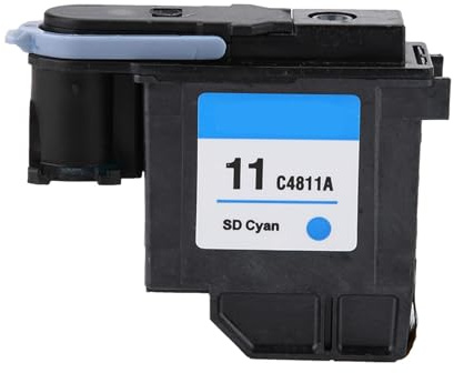 Print Head, Nature Colors Printhead Replacement Clear Resolution Smooth Output Printer Head No Paper Jam for 500 510 800 Series (Blue C4811A)