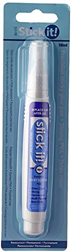 Stick It! PVA Sticky Glue Pen,White, 18ml - Pack of 1