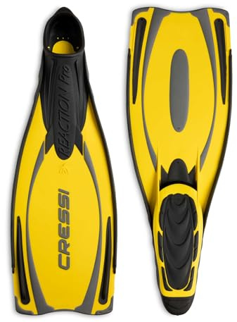 Cressi Erwachsene Flosse Reation Pro, Gelb, 36/37, BG191036
