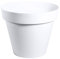 EDA - Pot de Fleur Rond Toscane Ø 80 cm - Volume 170 L - Ø 79 x H.66 cm - Blanc