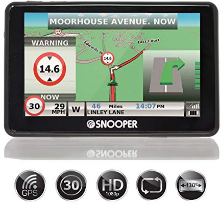 Snooper Sc5900 Truck EU Truckmate DVR Système de Navigation Poids Lourds avec Dash Cam