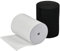 FOROREH Gummiband Breit Schwarz Weiß, 2 Rollen Gummibandspule Nähbänder, Breite Flache Gummibandspule, Elastische Gummiband für Kleidung DIY Handwerk Haushalt, Gurtband Nähzubehör -10cm x4m