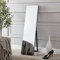 [en.casa] Standspiegel Barletta 150x35 cm Ganzkörperspiegel rechteckig Ankleidespiegel kippbar neigbar Schwarz